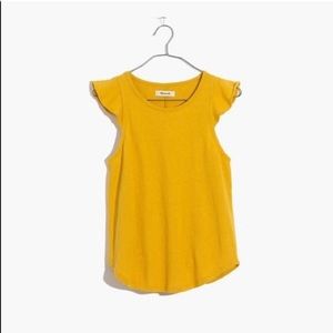 Madewell Ruffle Sleeve Tank
